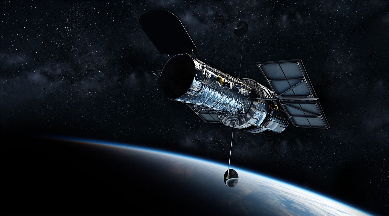 Hubble-Weltraumteleskop für astronomische Beobachtungen