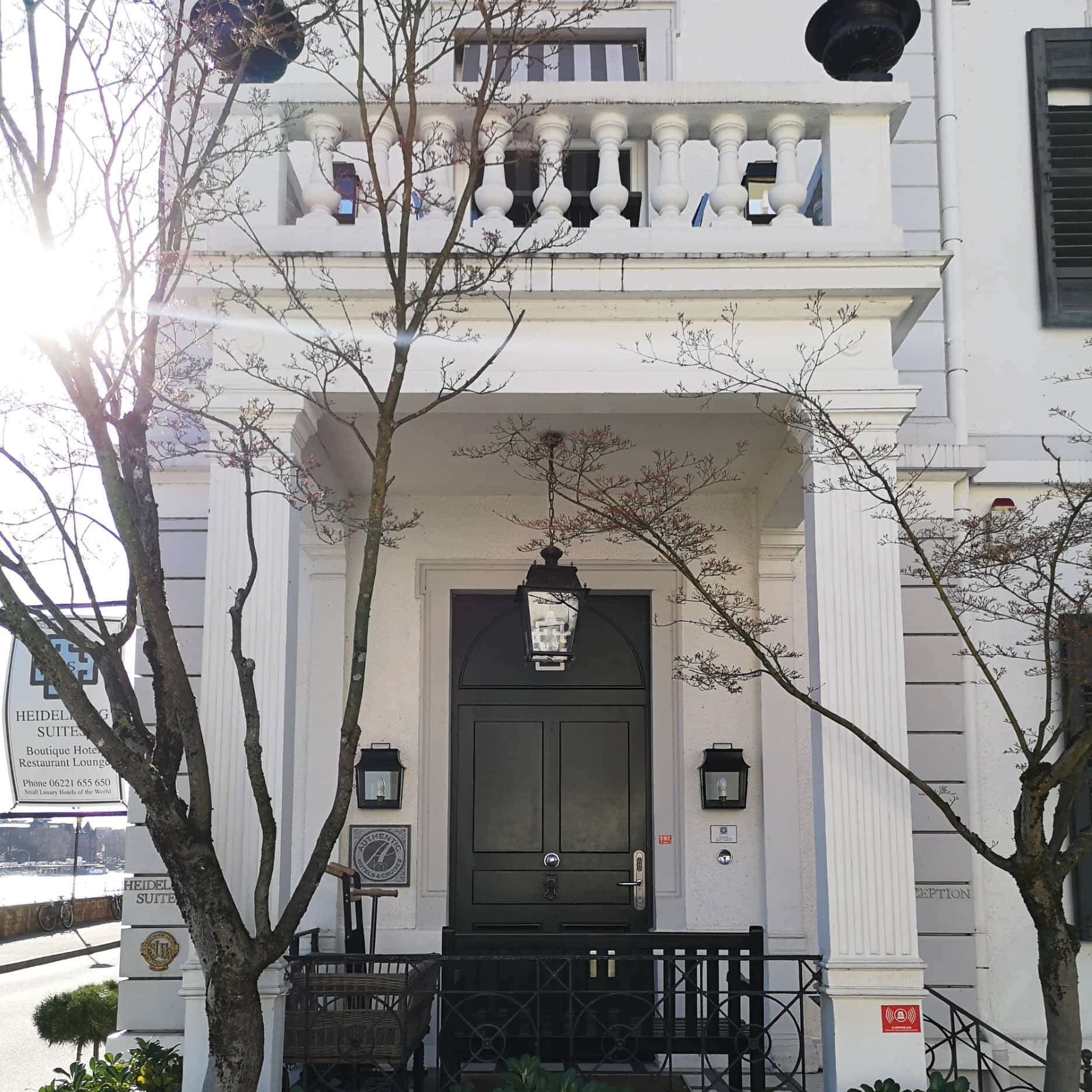 Boutique Hotel Heidelberg Suites entrance doors
