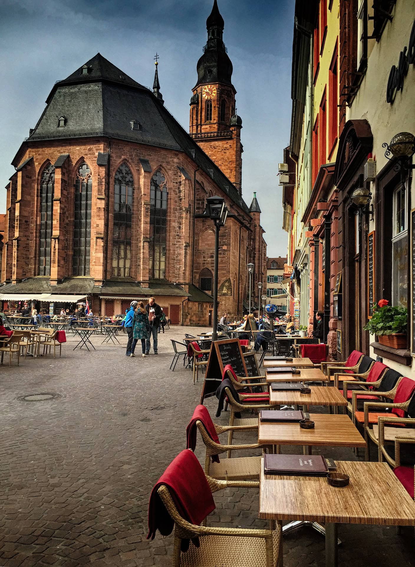 Aussicht auf das Neckartal von einem Standort am Königstuhl