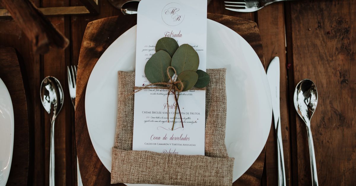 Platzkarten zur Hochzeit