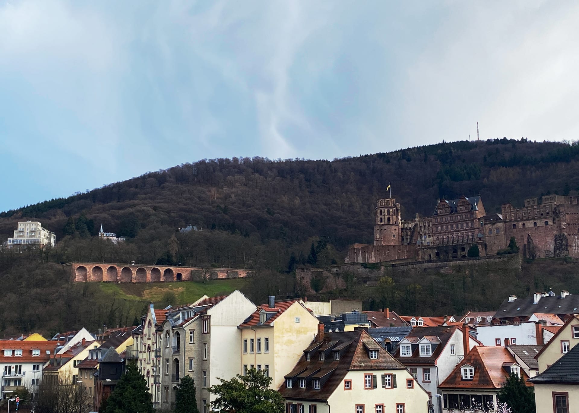 view to Heidelberg Castle