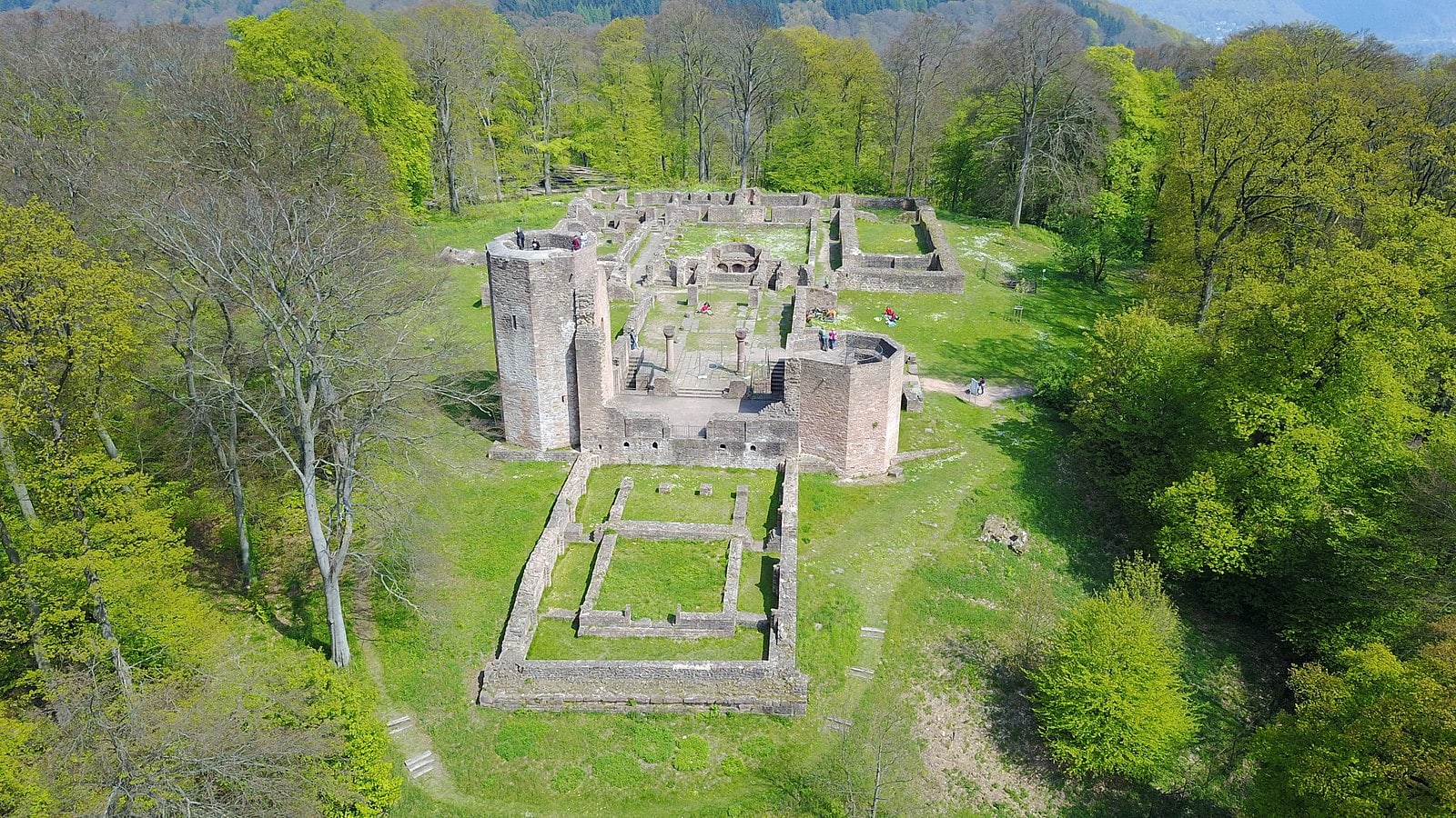 The complex around the ruins of St. Michael's Monastery in Heidelberg: A cult site in Baden Württemberg